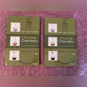 Organic Chemistry As A Second Language 4th Ed 1st and 2nd semester topics